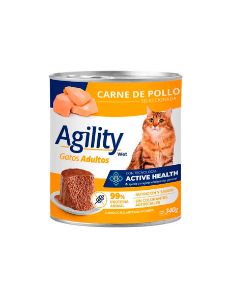 Lata Agility Cat Pollo 340 Gr