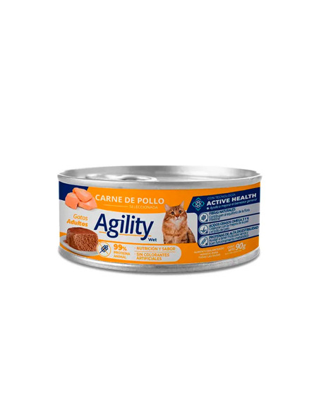 Lata Agility Cat Pollo 90 Gr